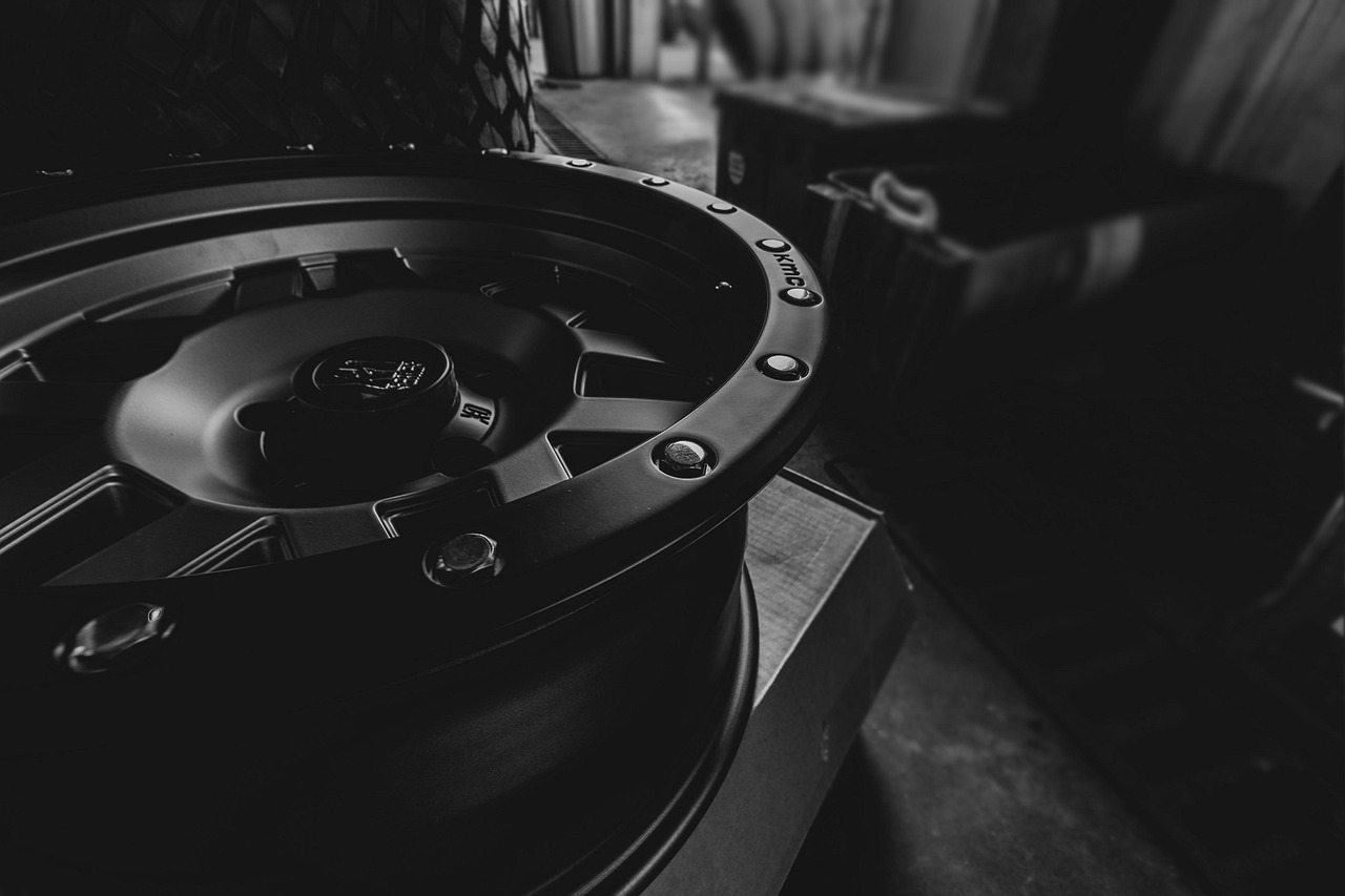 Alloy wheel close-up